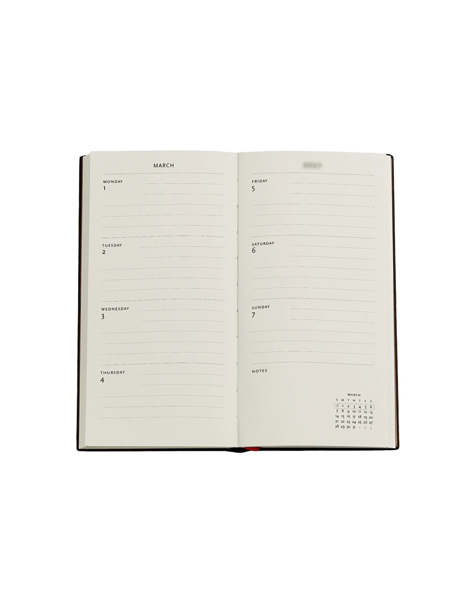 Paperblanks 2027 Lotus River 12-Month Hardcover Weekly Planner Slim Horizontal