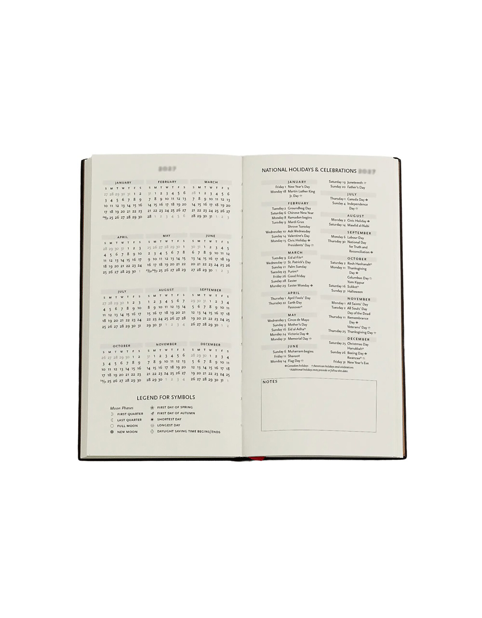 Paperblanks 2027 Lotus River 12-Month Hardcover Weekly Planner Slim Horizontal