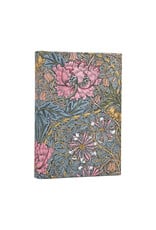 Paperblanks 2027 Morris Pink Honeysuckle 12-Month Softcover Weekly Planner Maxi Horizontal