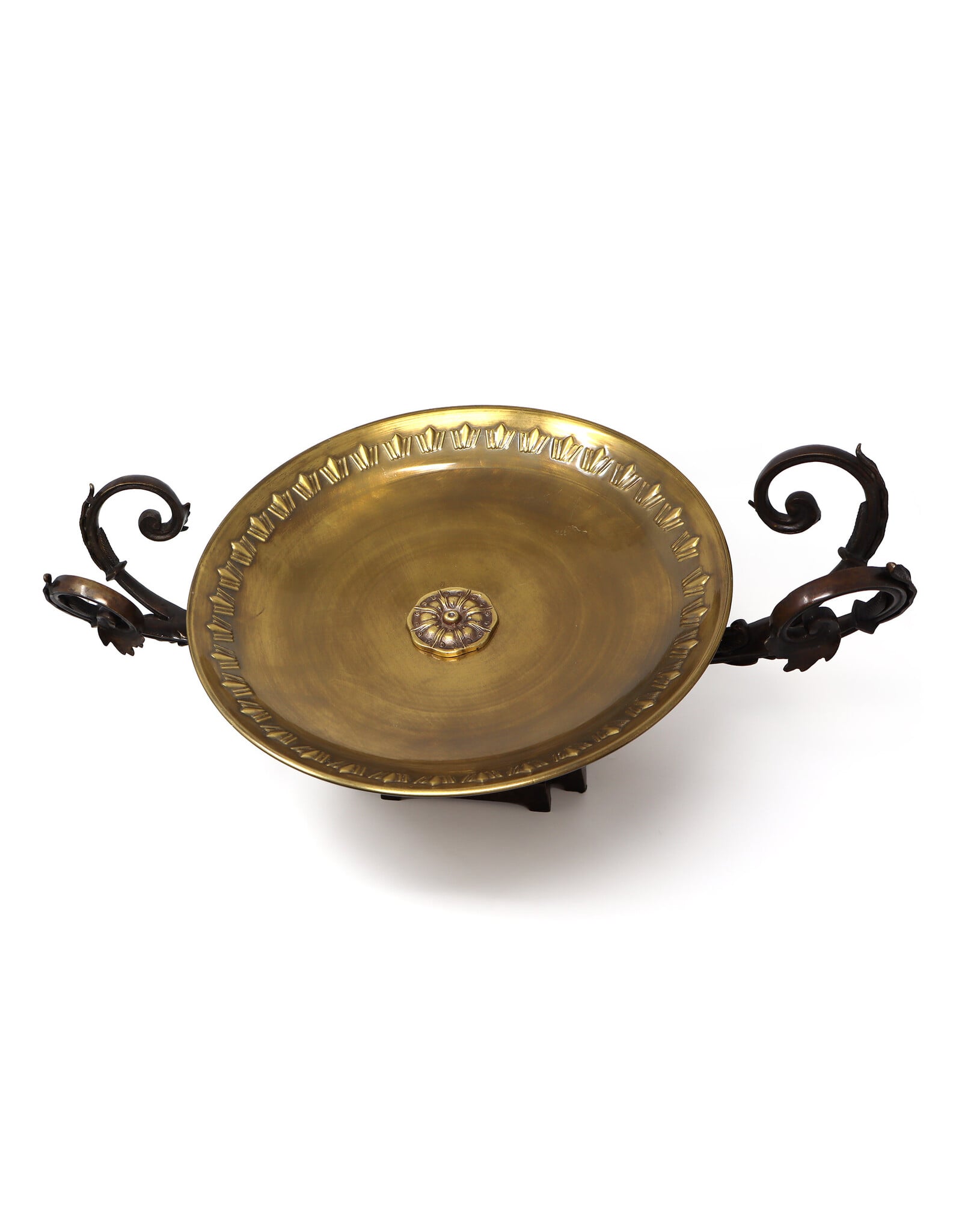 Large Renaissance-Style Tazza Centerpiece Fruit Bowl