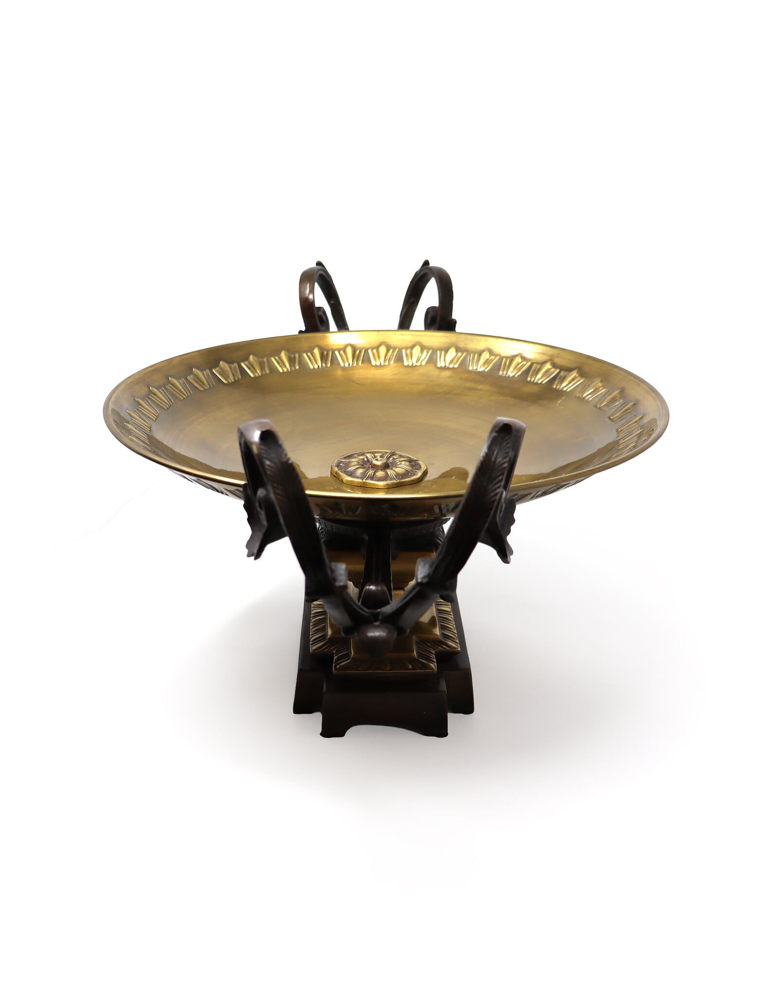 Large Renaissance-Style Tazza Centerpiece Fruit Bowl