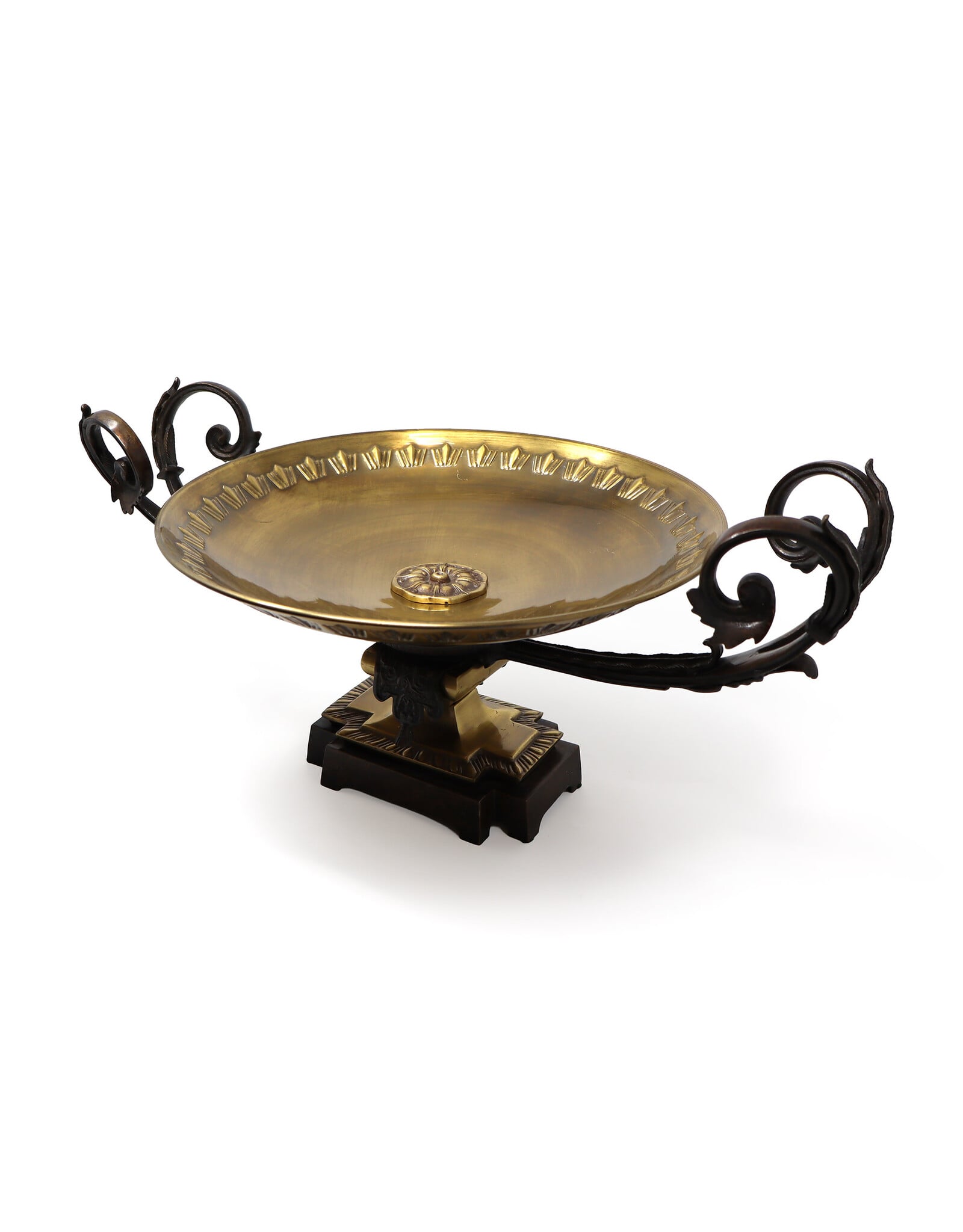 Large Renaissance-Style Tazza Centerpiece Fruit Bowl
