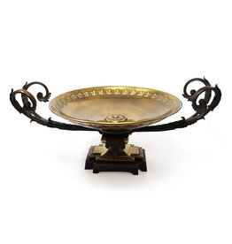 Large Renaissance-Style Tazza Centerpiece Fruit Bowl