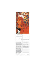 Allaluna 2027 Mucha 6 x 19 Wall Calendar