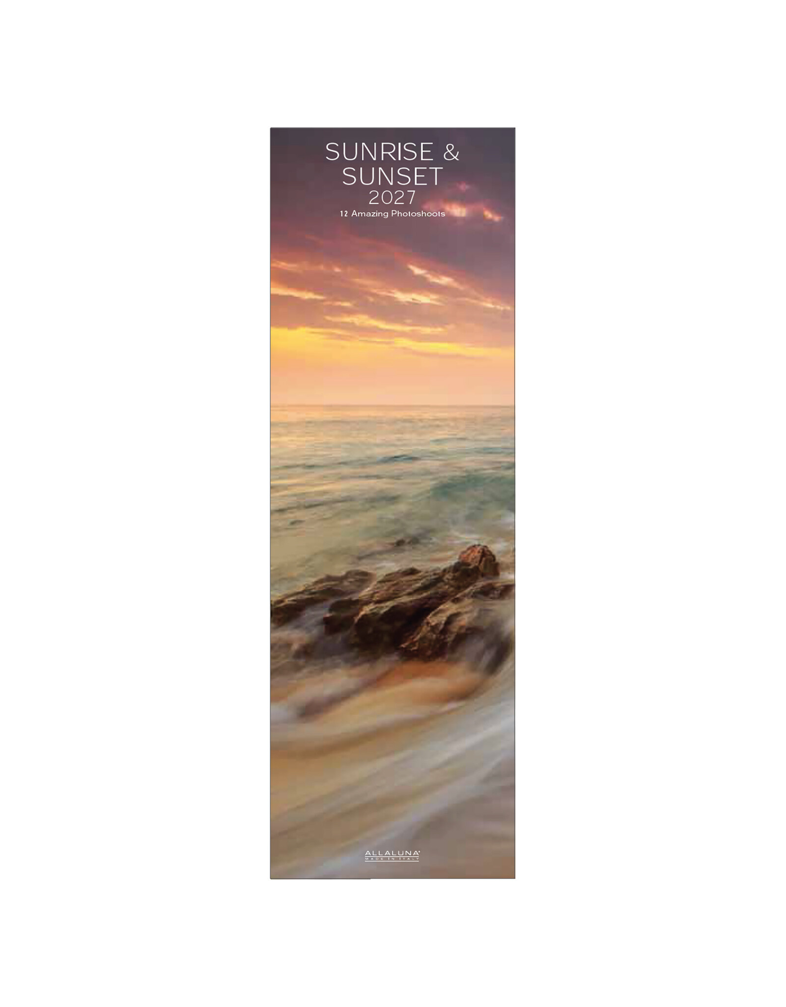 Allaluna 2027 Sunrise & Sunset 6 x 19 Wall Calendar