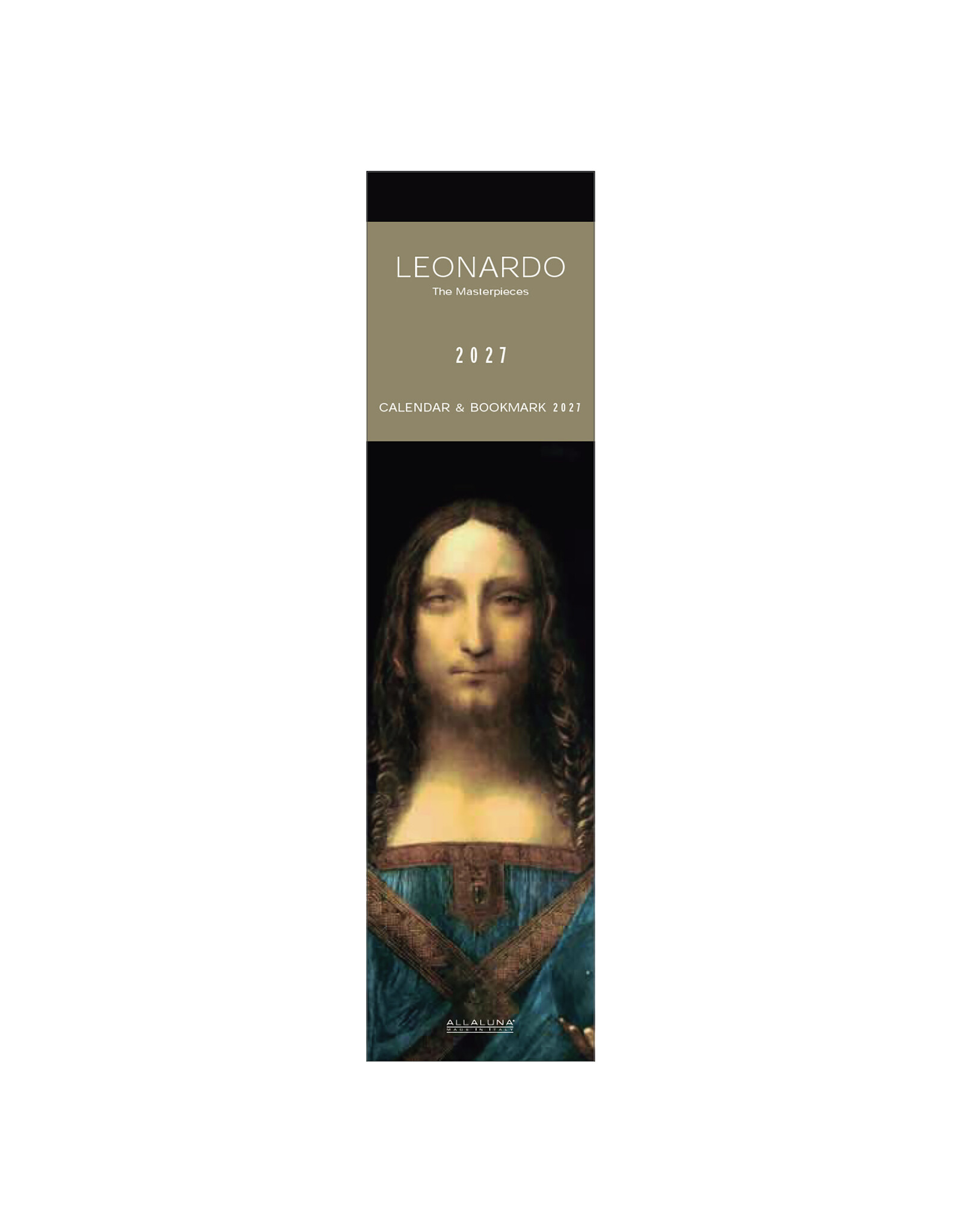 Allaluna 2027 Leonardo Bookmark 2 x 8 Bookmark Calendar