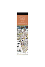 Allaluna 2027 Antique Maps Bookmark 2 x 8 Bookmark Calendar