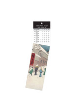Allaluna 2027 Hiroshige Bookmark 2 x 8 Bookmark Calendar
