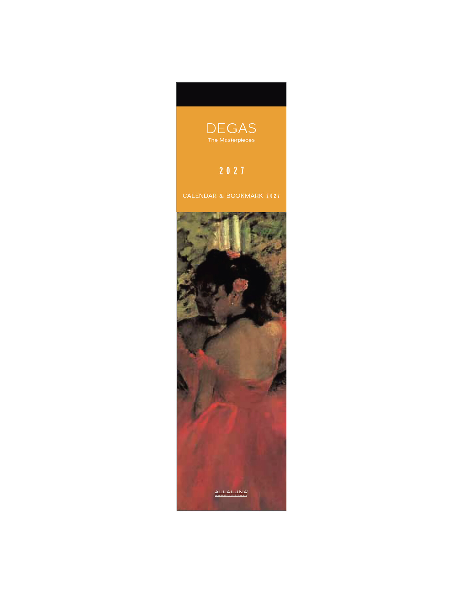 Allaluna 2027 Degas Bookmark 2 x 8 Bookmark Calendar