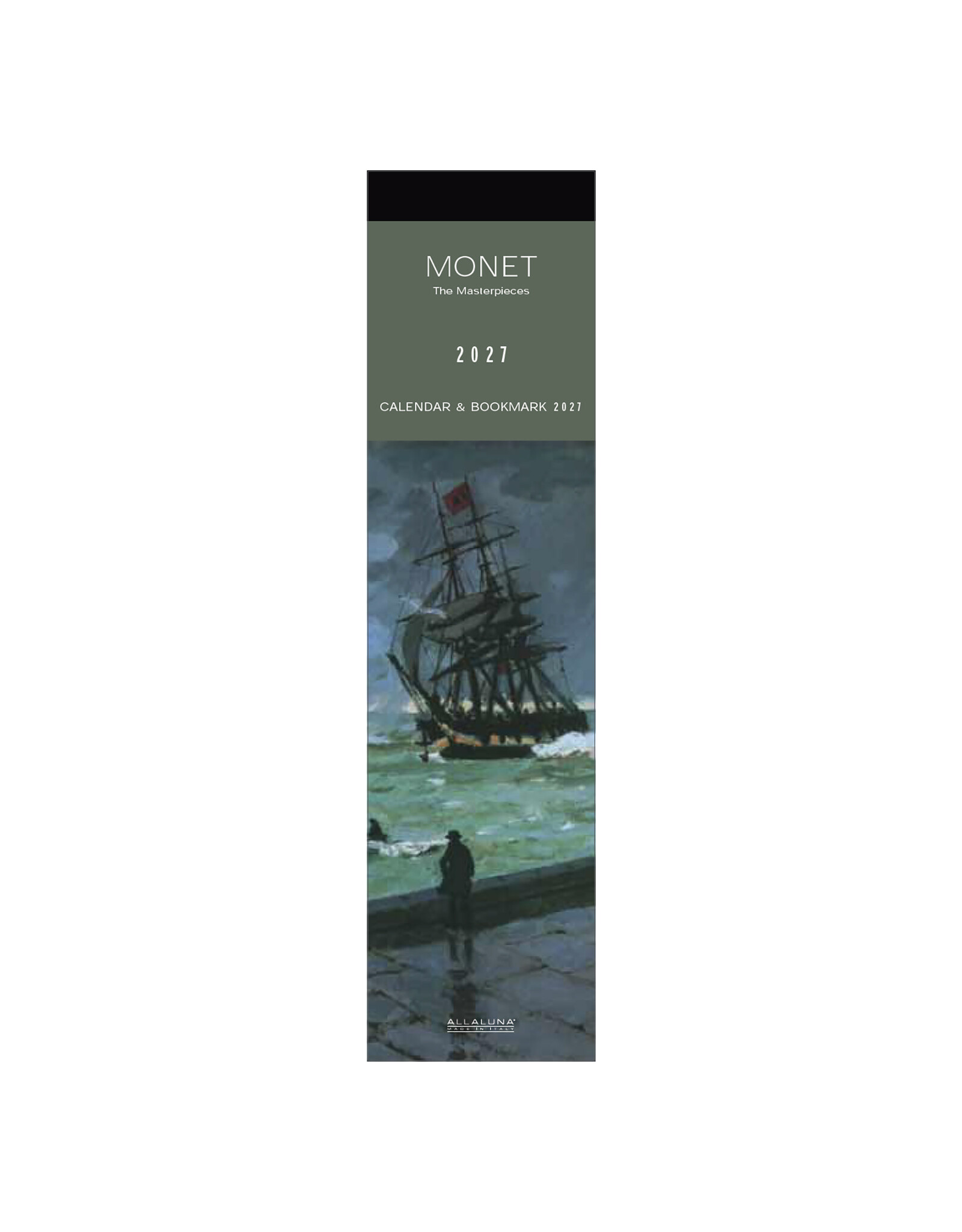 Allaluna 2027 Monet Bookmark 2 x 8 Bookmark Calendar