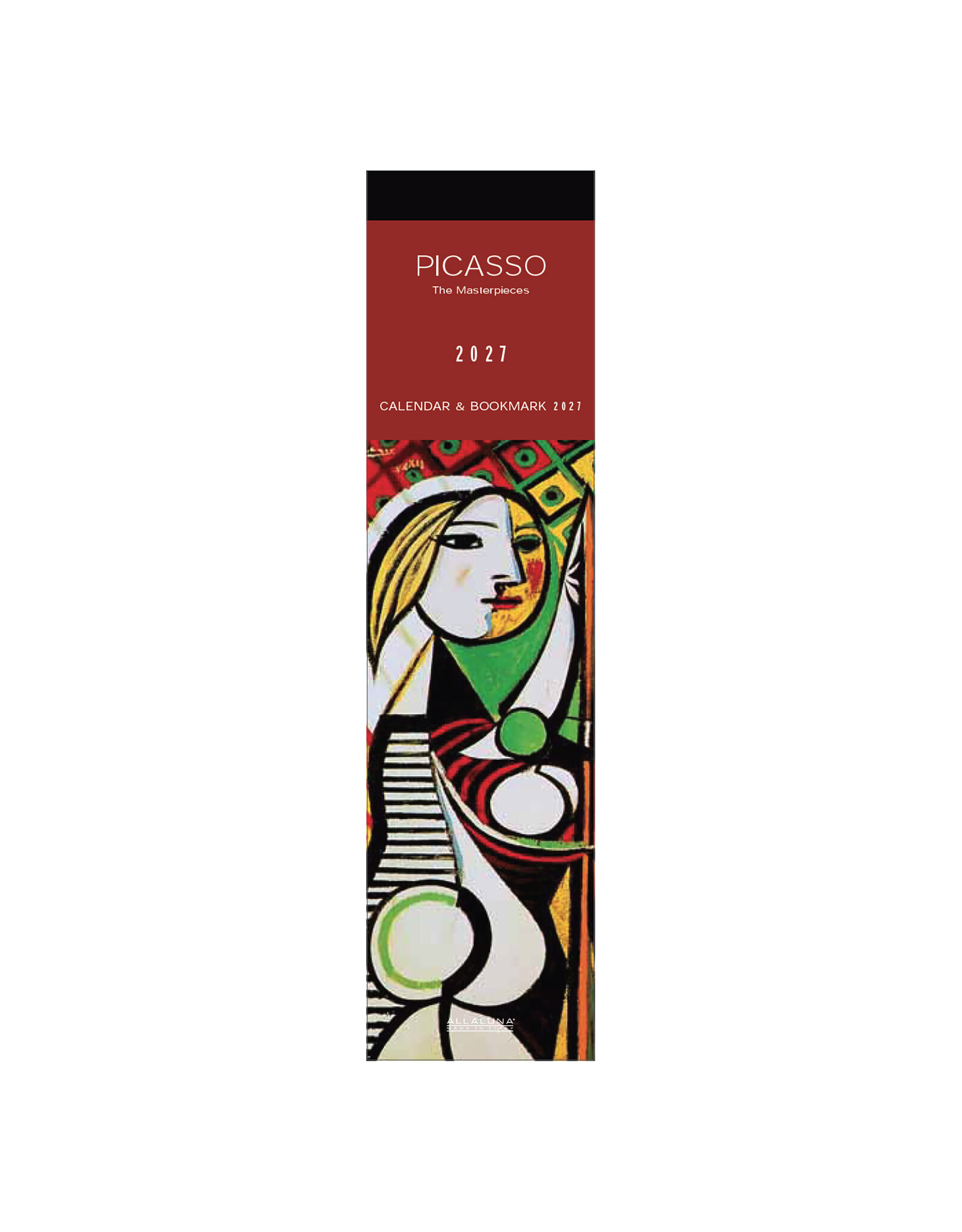 Allaluna 2027 Picasso Bookmark 2 x 8 Bookmark Calendar