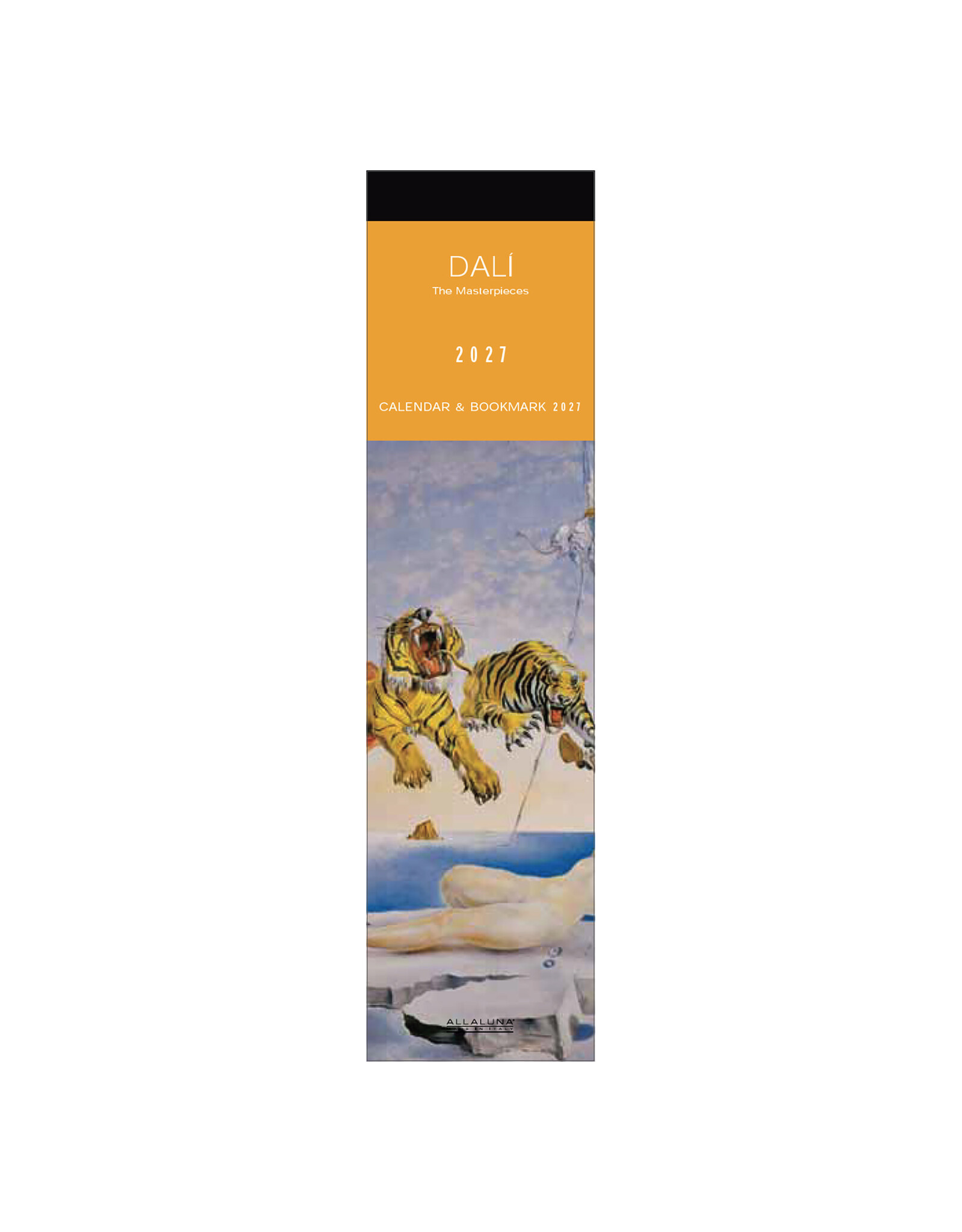 Allaluna 2027 Dalì Bookmark 2 x 8 Bookmark Calendar