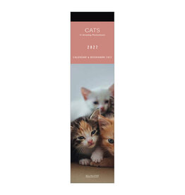 Allaluna 2027 Cats Bookmark 2 x 8 Bookmark Calendar
