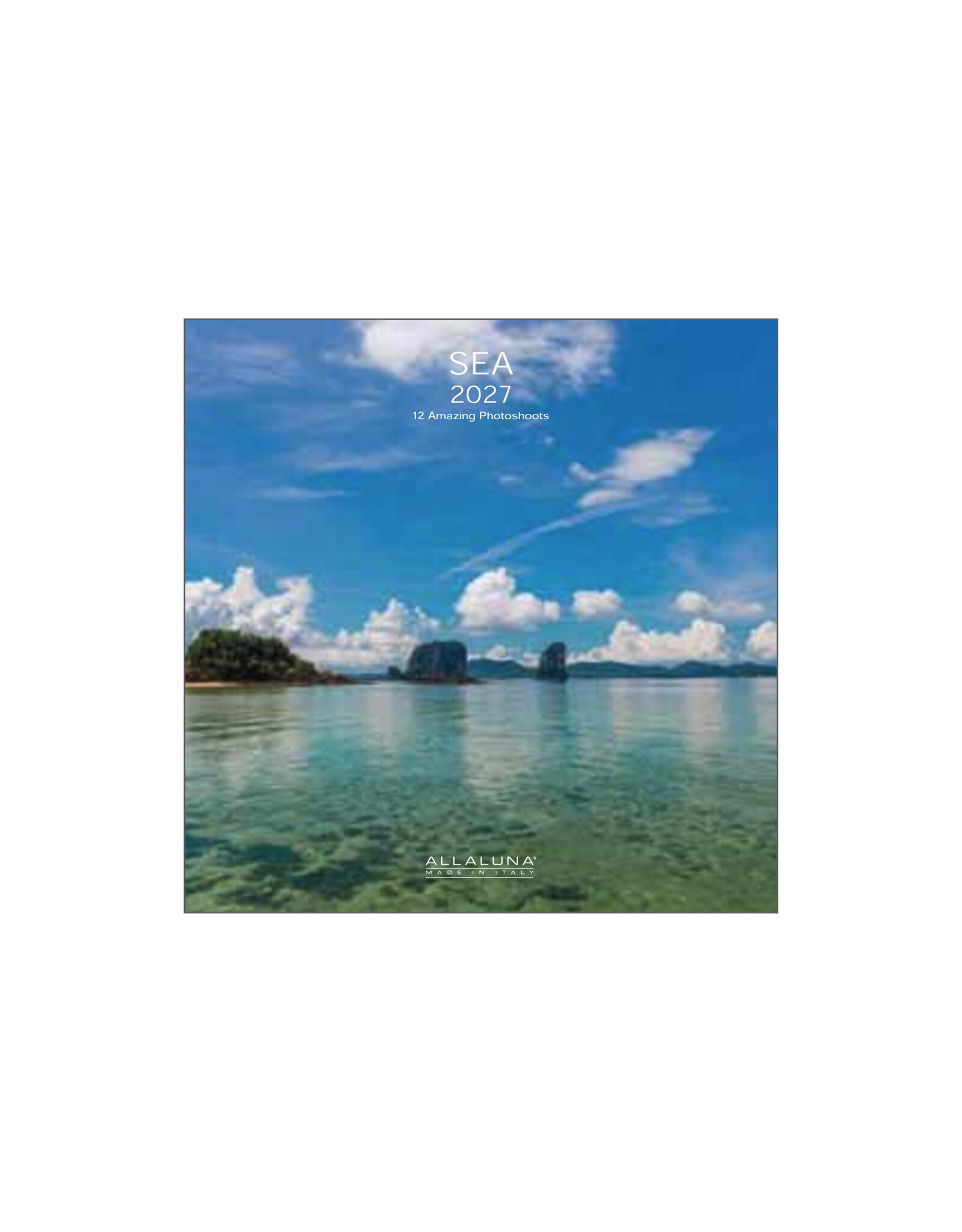 Allaluna 2027 Sea 7 x 7 Wall Calendar