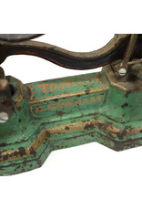 Antique Green Painted Cast Iron General Store Counter-Sized Balance Scale