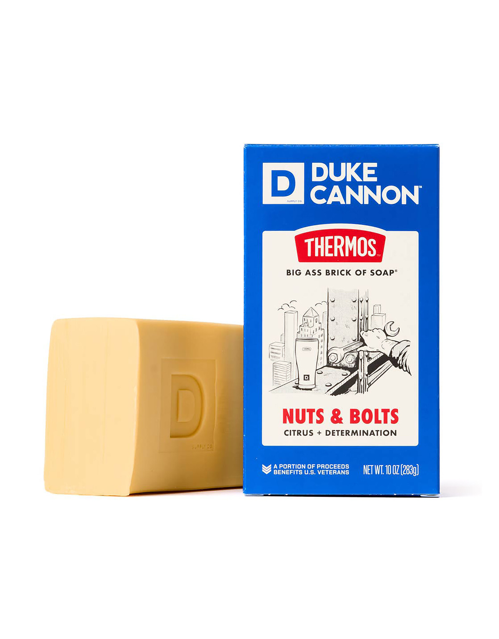 Duke Cannon Supply Co. Nuts & Bolts Thermos Big Ass Brick of Soap