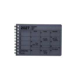 MARK'S Inc. Black Notebook 2027 B7 Monthly Planner
