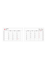 MARK'S Inc. Black Notebook 2027 B7 Monthly Planner