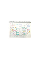 MARK'S Inc. Black Notebook 2027 B7 Monthly Planner