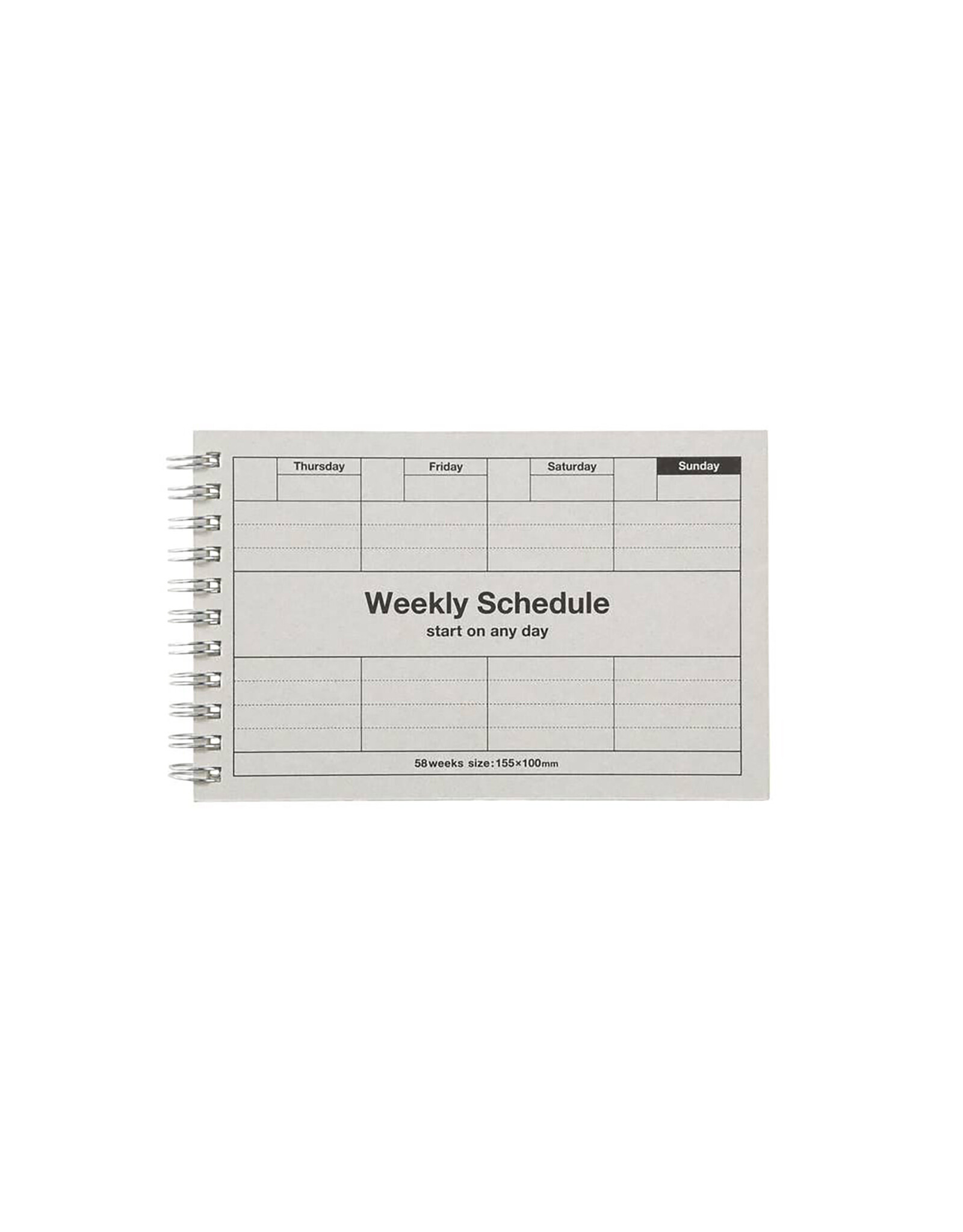MARK'S Inc. Gray Dayfree Weekly Schedule