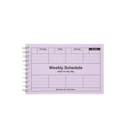 MARK'S Inc. Light Purple  Dayfree Weekly Schedule