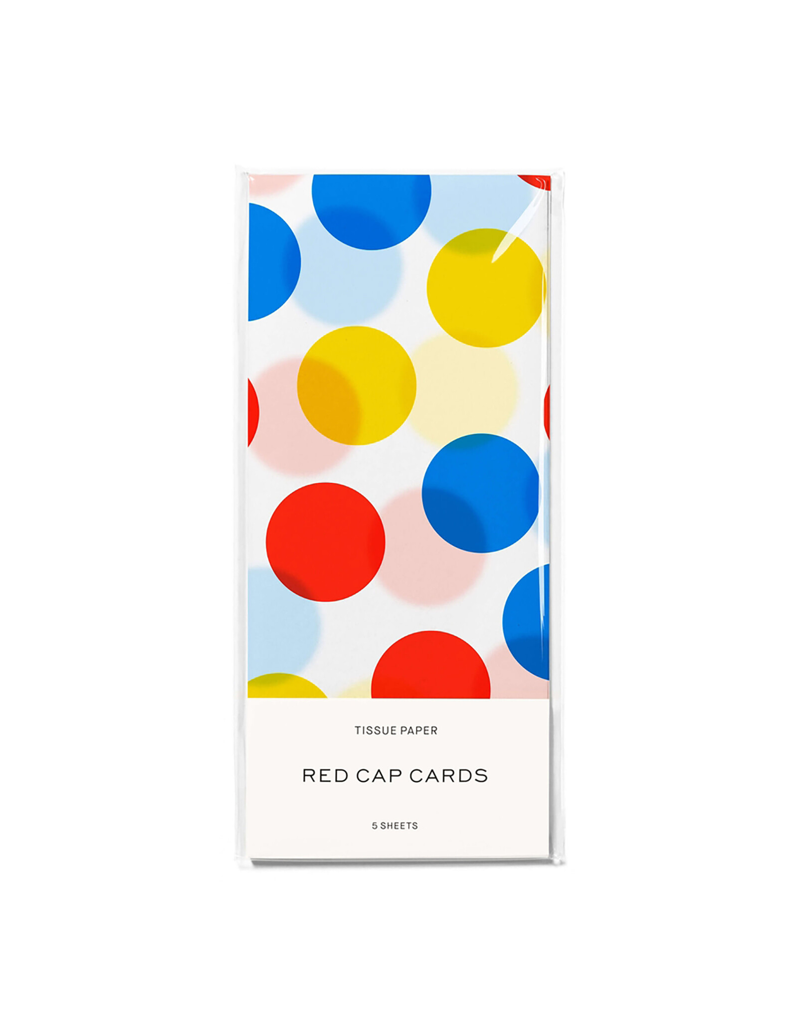 Red Cap Cards Primary Dots Tissue Paper