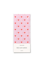 Red Cap Cards Red and Pink Hearts Tissue Paper