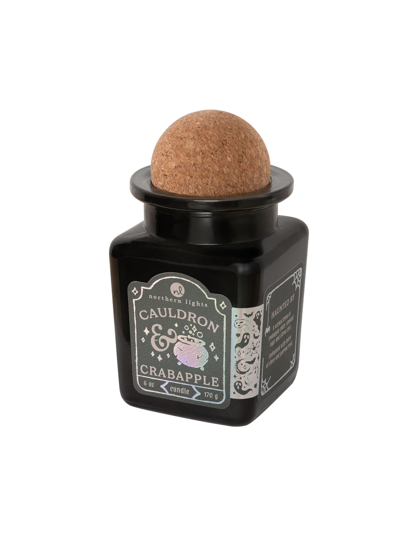 Northern Lights Candles Cauldron & Crabapple 6oz Seasonal Curiosity Candle