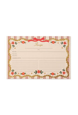 Rifle Paper Co. Holly Jolly Holiday Recipe Cards Set of 12