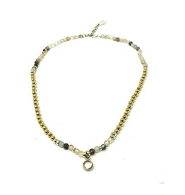 Beblue Silver 925. Necklace with Clear Pendant