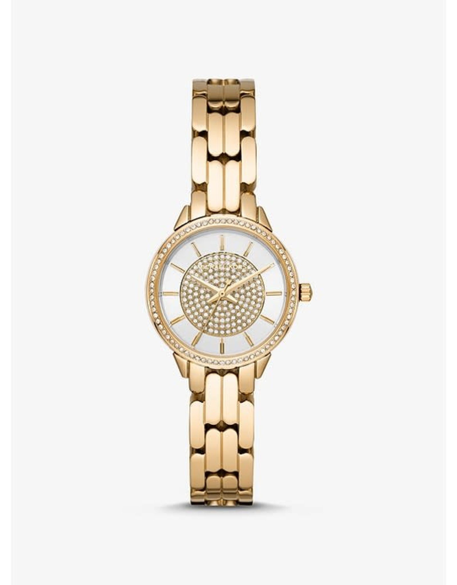 is michael kors watches real gold