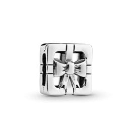 Pandora Pandora Reflexions Gift Clip Charm In Sterling Silver