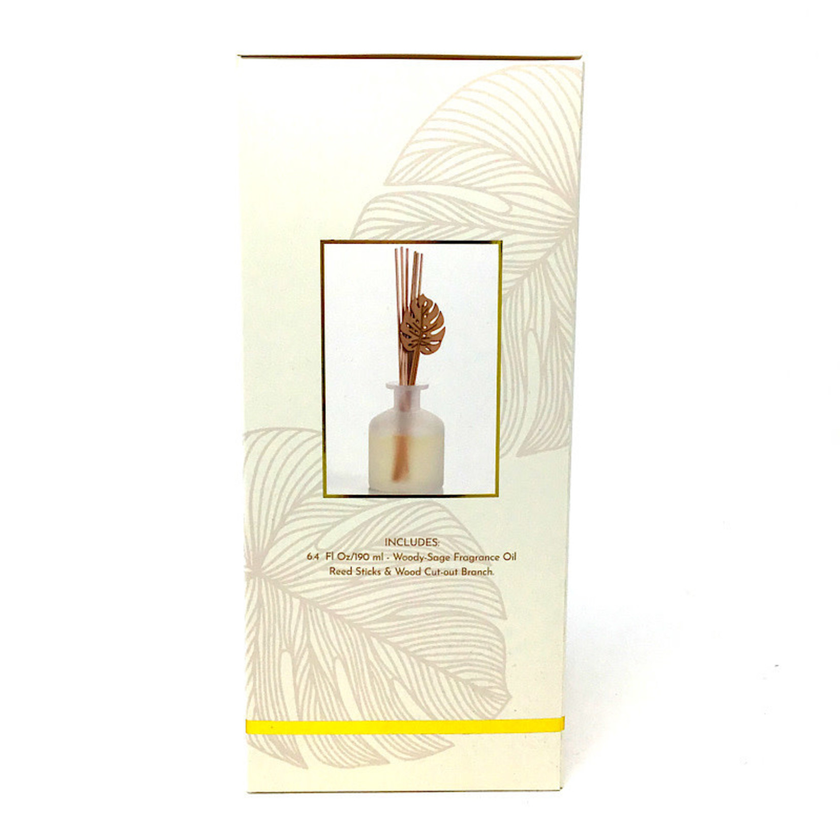 Earth Luxe Diffuser Reed Wood & Glass Set