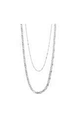 Pilgrim Pilgrim, Necklace Intuition, 2 Separate Chains, silver Plated