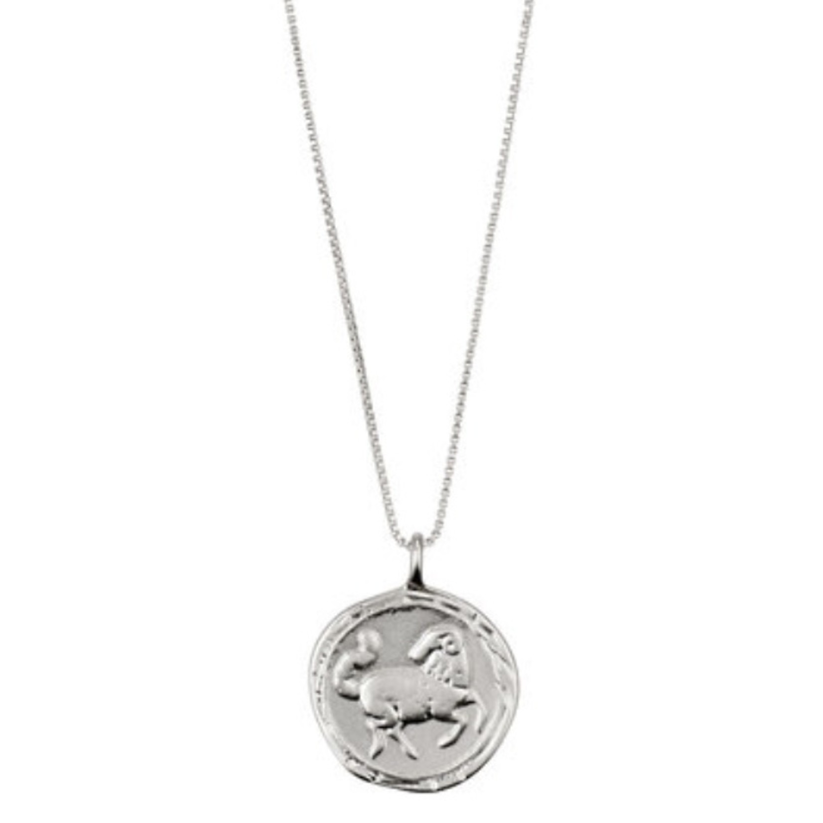 Pilgrim Necklace Silver Plated, Aries