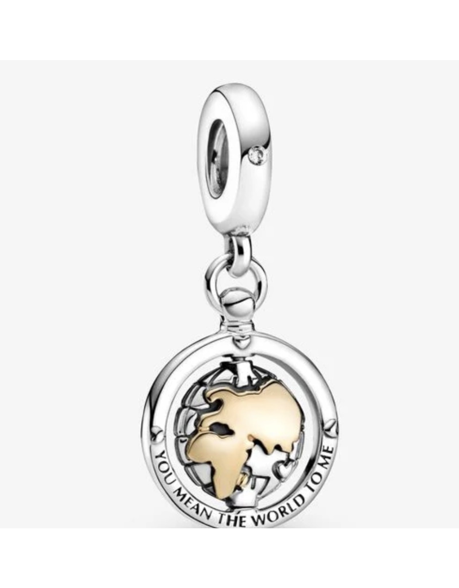 NEW GENUINE PANDORA Spinning Globe Blue Planet Dangle Charm Pendant  798774C01 - £17.99 | PicClick UK