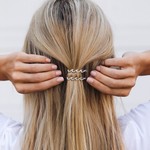 Pura Vida Wave Hair Barette, Silver(vente finale)