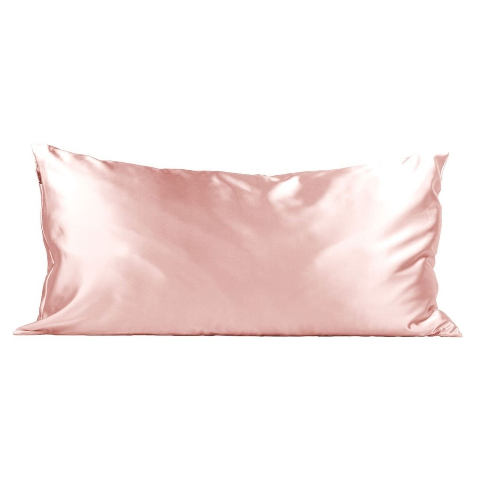 Kitsch Taie d'oreiller en satin King - Blush