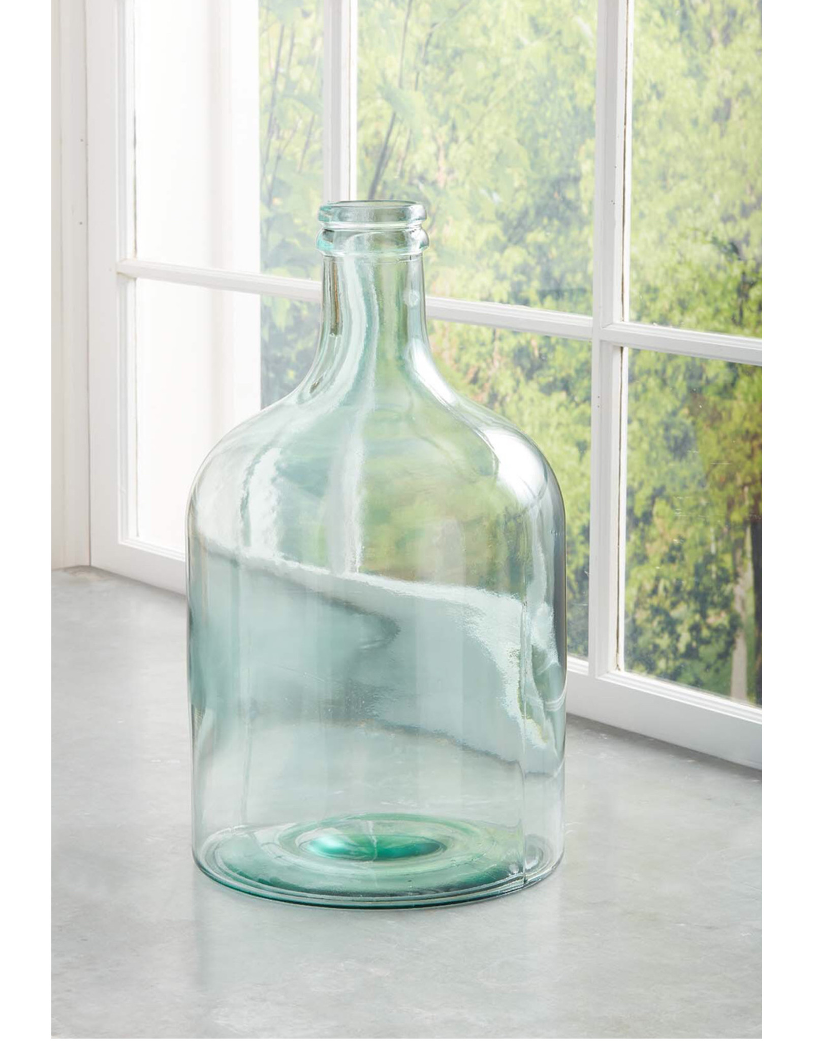 Mud Pie Large Glass Clear Vase