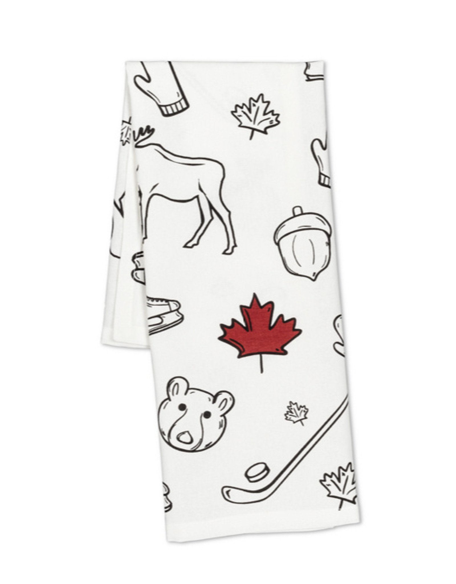 Canada Icons Tea Towel