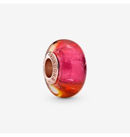 Pandora Charm,799309C01,Oval Cabochon, Fushia Crystal \u0026 Red CZ - Au Bout Du  Monde