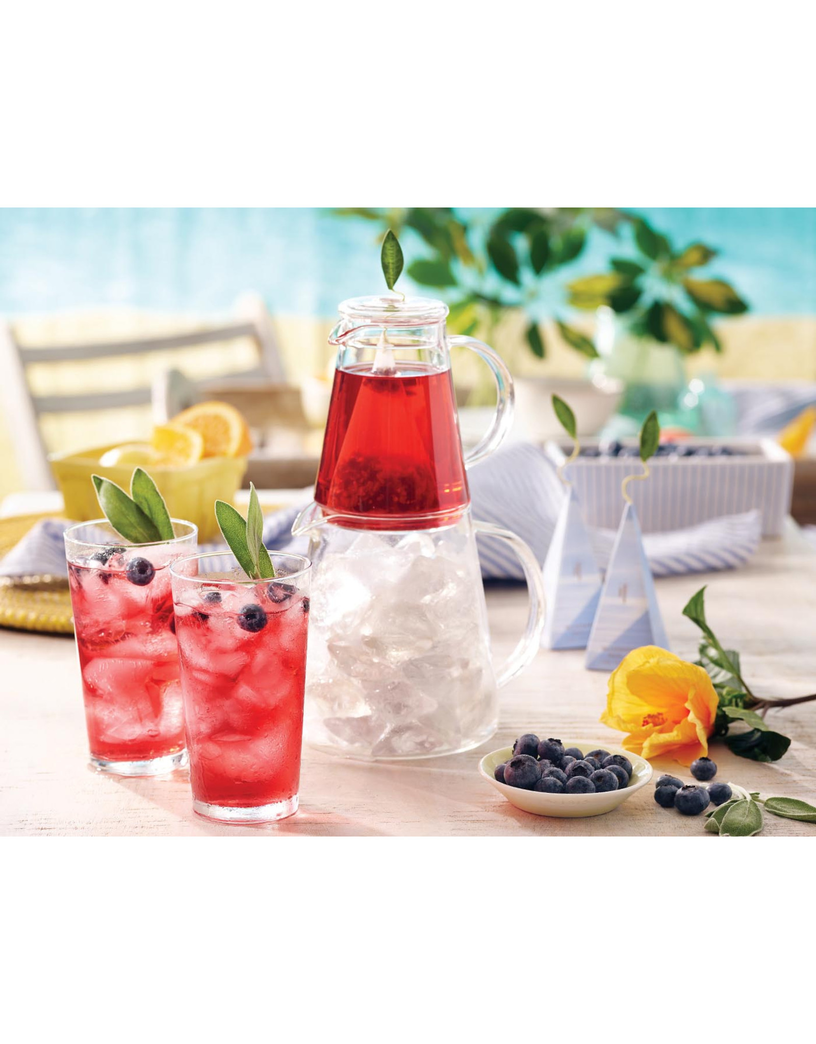 Tea Forte Tea Over Ice Pitcher Set Au Bout Du Monde