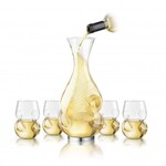 Conundrum l'Grand Decanter + 4 White Wine Glass