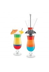 Rainbow Cocktail Glass Set-Tool + 2 Glasses