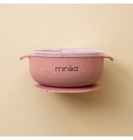 Minika Minika, Bol En Silicone Avec Succion Et Couvercle Sorbet