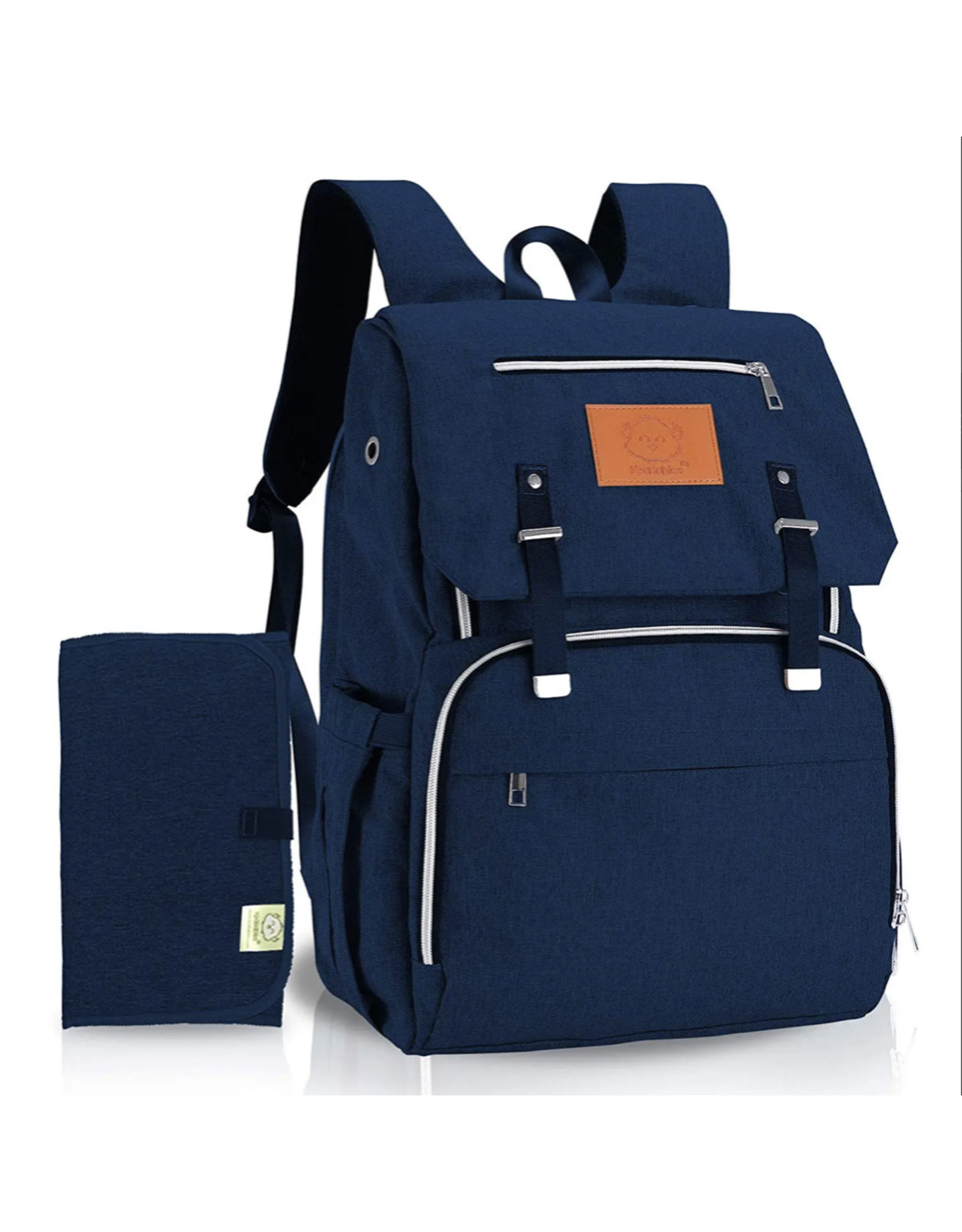 KeaBabies, Explorer Diaper Backpack, Navy Blue