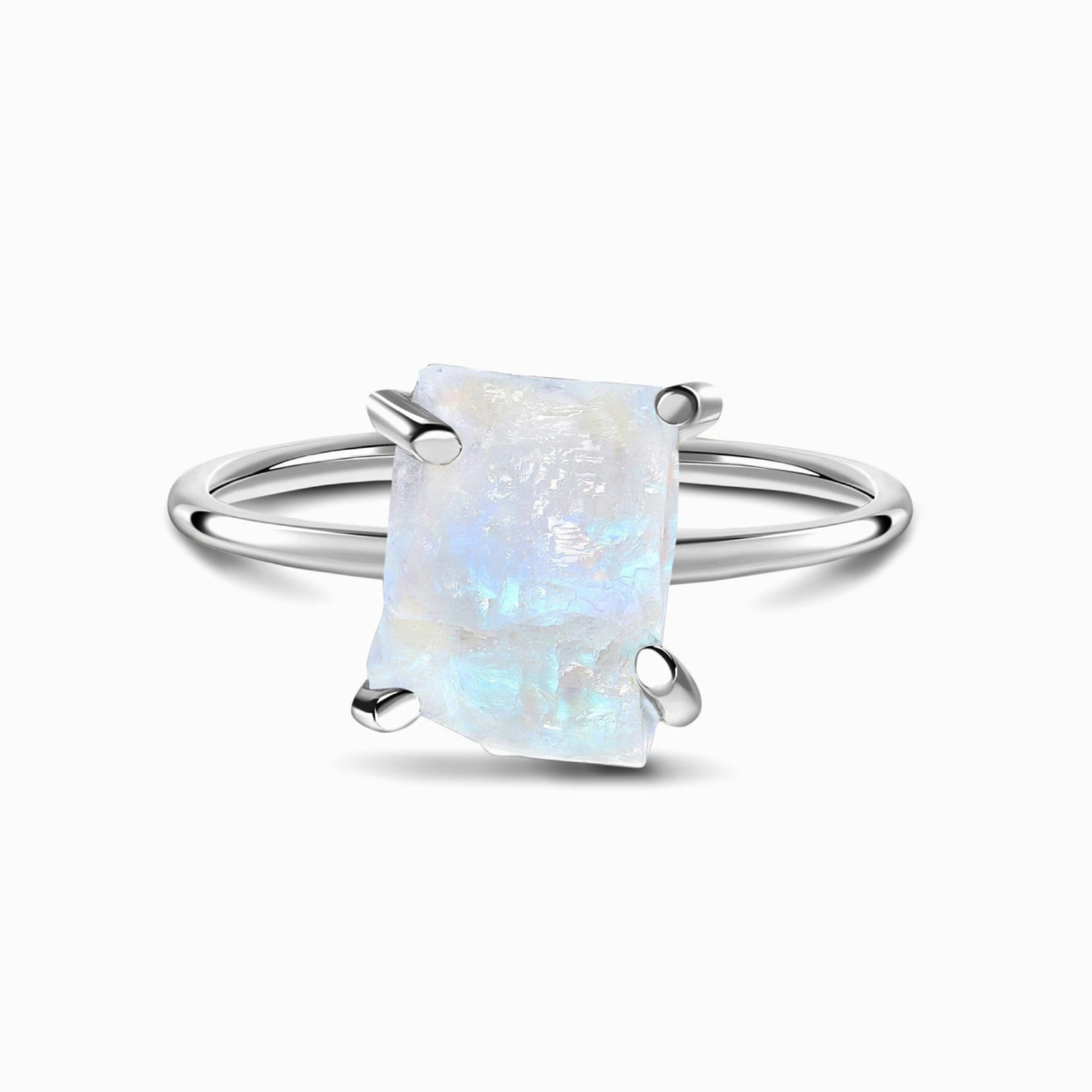 Moon magic Moon Magic, Raw Crystal Ring, Argent