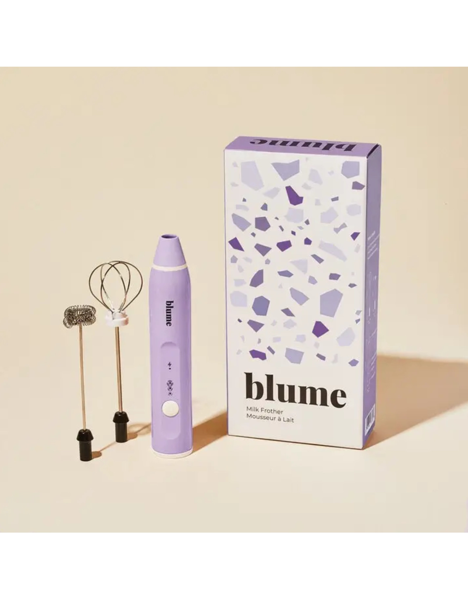 Blume Milk Frother, Mauve