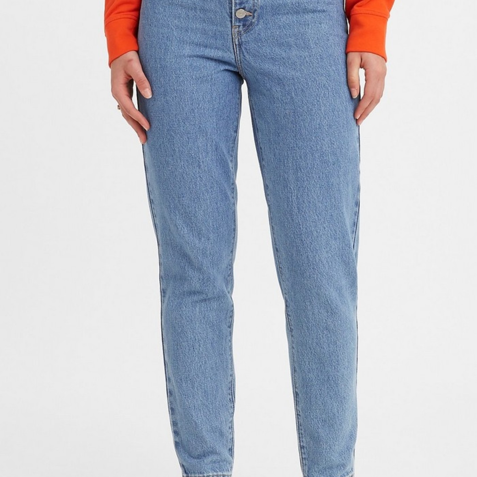 Levi's Notch Mom Jeans, Light Indigo Stonewash