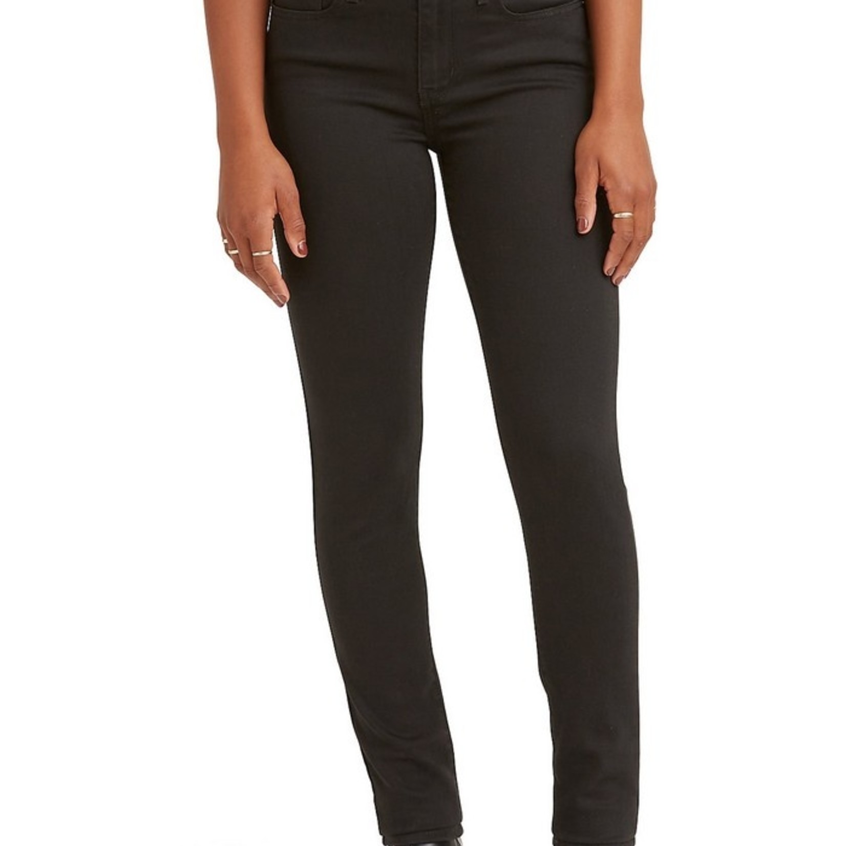 721 High Rise Skinny, Soft Black - Au Bout Du Monde